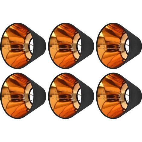 6 Pièces Abat-Jour Abat-Jour en Tissu Abat-Jour à Clipser pour E14 Lustre de Table Lampadaire Applique Chambre Décor, Protège Les Yeux (1/5)