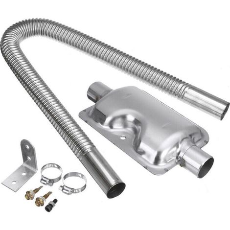 Kit de chauffage d'air diesel - Stationnement 600 mm - Échappement 24 mm - Silencieux