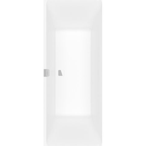 V&B Freistehwanne SQUARO EDGE 12 Rechteck 1800x800mm stone white (1/2)