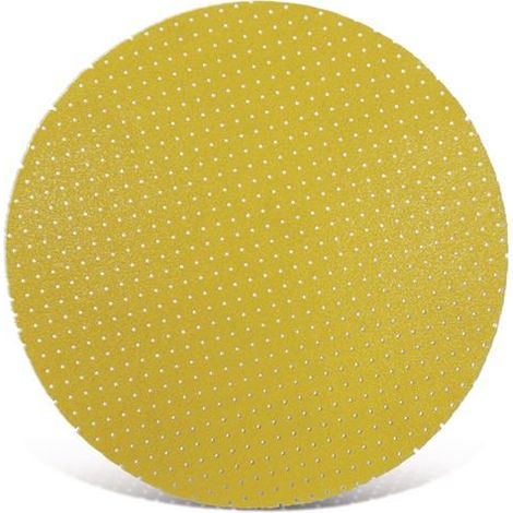 Disque abrasif auto-agrippant 225mm G.220 corindon blanc perforations multiples MENZER