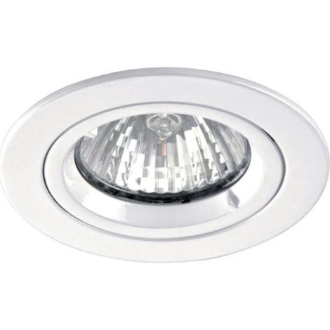 Spot encastré sans lampe rond Speed blanc GU10 - ARIC SAS (1/3)