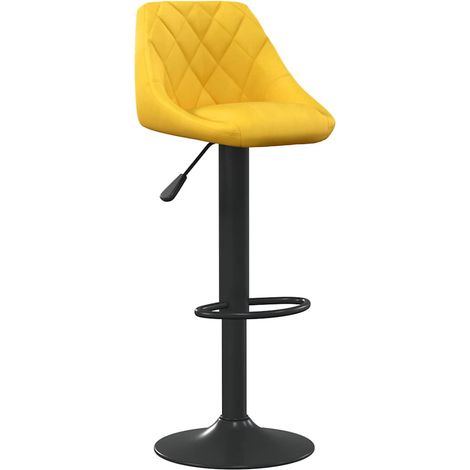 Maison Exclusive - Barhocker Senfgelb Samt (1/5)