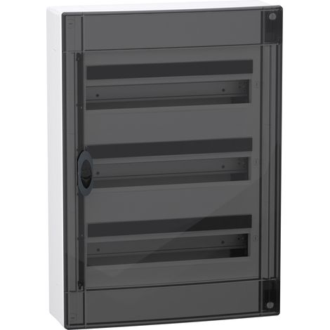 Cuadro eléctrico PrismaSeT XS, 3 Filas 18 Módulos , Superficie, Puerta Ahumada (1/2)