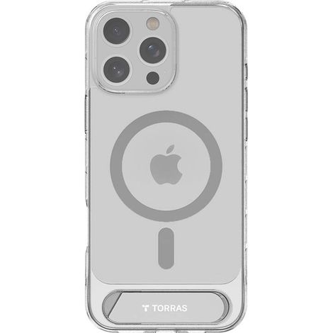 Étui Torras série Pstand pour iPhone 16 Pro Max (transparent) (1/5)
