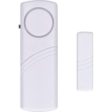 Alarme de porte et fenêtre - Alarme anti-intrusion sans fil - Système antivol pour la sécurité domestique - Circuit intégré (Lot de 3 (6 pièces)) (1/5)