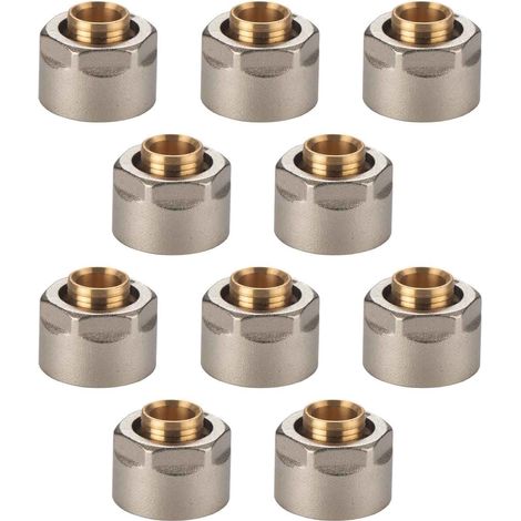 Klemmverschraubung 16 x 2 mm 3/4 Zoll Eurokonus Universal 10 Stück