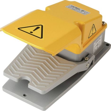 Interrupteur à pédale TRU COMPONENTS XF-302 1426624 250 V/AC 15 A 1 pédale avec capot de protection 1 NO (T) 1 pc(s) S473191 (1/5)