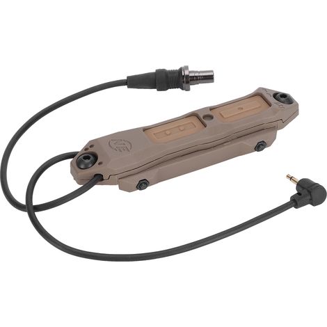 Manueller Doppelknopfschalter für Outdoor-Taschenlampe, PEQ-Beleuchtungszubehör, Doppelschalter (1/5)