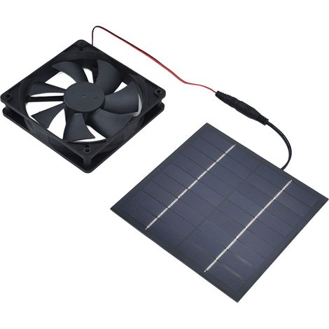 10-W-Solarpanel mit Gehäuselüfter für Hühnerstall, Belüftung, automatische Luftzirkulation (Batterie nicht im Lieferumfang enthalten) (1/5)