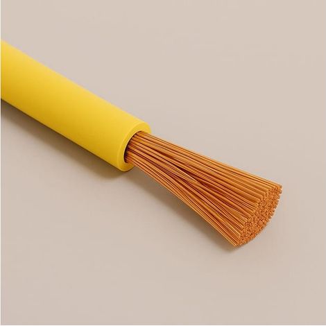 Cavo Filo Unipolare in Silicone FG4 sezione 0,50 mmq giallo