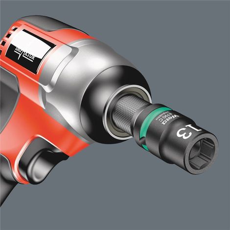 Wera Nuss-Magnetleiste C Impaktor 1 Steckschlüsseleinsatz-Satz, 1/2"-Antrieb - 05005490001 (1/4)
