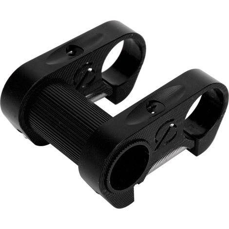 Potence de Vélo Pliable 25,4mm en Alliage d'Aluminium Léger pour SP8 - Double Tige Noire (1/5)