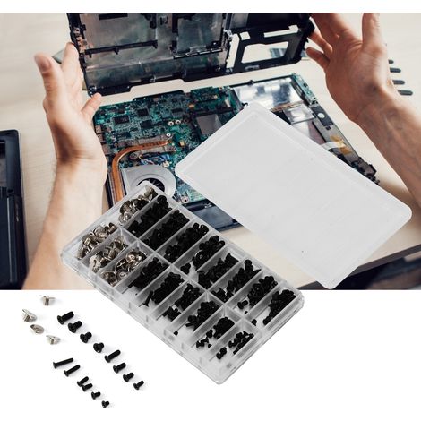 360 vis M2, M2.5 et M3 noires et argentées pour ordinateurs portables (1/5)