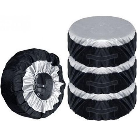 housse De Rechange Pour Roue De Secours, Housses De Rangement Anti-poussire Pour Pneus De 13 19, 1/2/4 Pices (1/3)