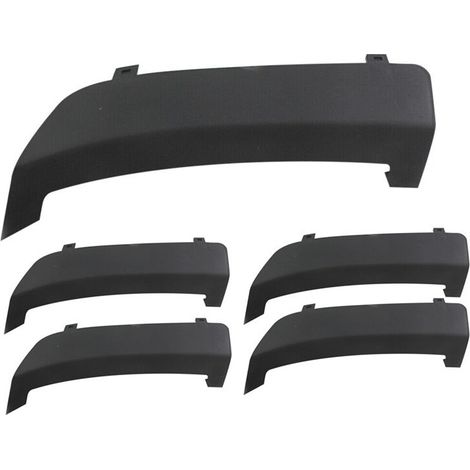 Cinque coperture per gancio di traino del paraurti posteriore per Ford Fiesta MK7 2008-2016, 8A61-17K922-AB5ZCT