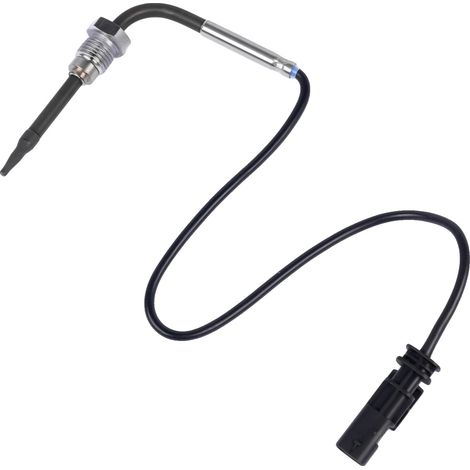 Capteur de température des gaz d'échappement, Isolation en fil recouvert de silicone, Forme angulaire, Compatible avec Astra J/K Insignia Meriva, Plage de fonctionnement -40°C à 900°C, 2 contacts (1/5)