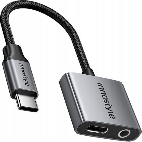 Adaptador de cable auxiliar USB-C Mini Jack de 3,5 mm de INNOSTYLE para DAC de Samsung