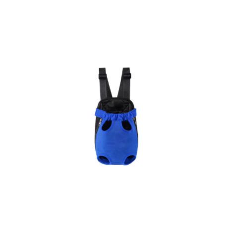 Sac à dos pour chien, respirant et confortable, bleu - Taille S (1/5)