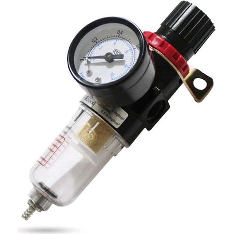 Kit d'accessoires pour compresseur - Filtre à air, régulateur d'humidité, séparateur d'huile sous pression, lubrificateur à eau (1/5)