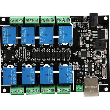 SPS-Steuermodul, RJ45-Netzwerkrelais, 8-Kanal, NC-1000 Industriezubehör für WLAN-Fernsteuerung (1/5)