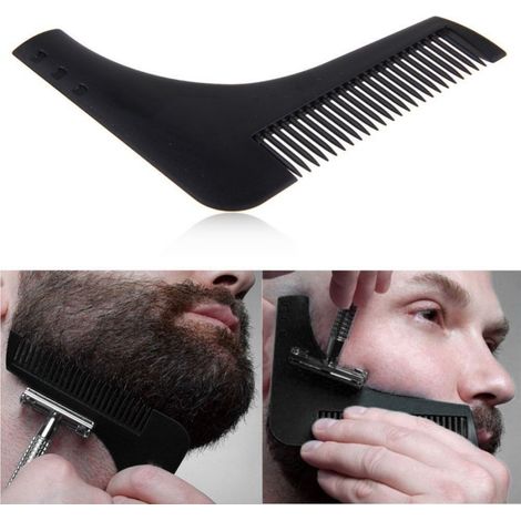 Trade Shop - Barba Peine Forma Bigote Patillas Recortes Recorta Barbería - (1/3)