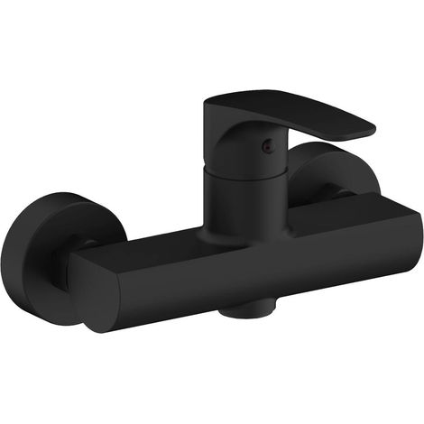 Project miscelatore doccia a parete a leva 150 mm, senza set doccia, nero opaco (SATBSPRO268C)