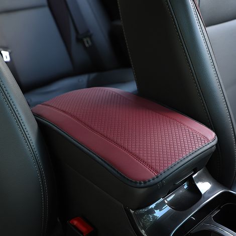 Tappetino per box portaoggetti per auto, copertura per console centrale in fibra di pelle, accessori per coperture per box portaoggetti per la maggior parte dei veicoli, SUV, protezione interna per ca