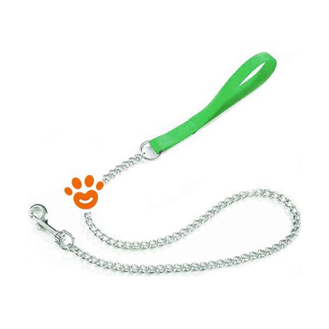 Camon Guinzaglio Catena F 159/04 Verde 1,6x800 per Cane - Camon Guinzaglio Catena F 159/04 Verde 1,6x800 per Cane - Verde