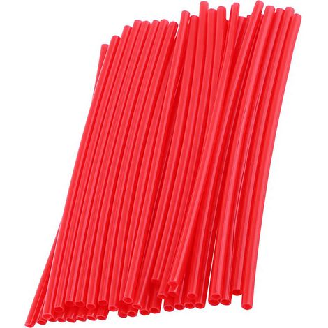 Set mit 36 Motocross-Speichenschützern, Felgenschutzhüllen, Offroad-Kit, Aufklebern, Motorrad-Radschutz, rot (1/5)
