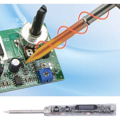 Fer à souder SI012PRO avec écran OLED intelligent et panne de soudage T12-B2+TS-K (1/5)
