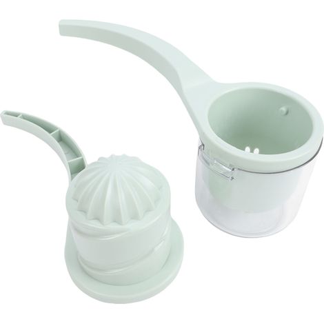 Presse-légumes compact et manuel, outil rotatif pour fruits et légumes (citron, orange, vert), gain de temps et d'efforts (1/5)