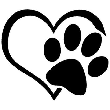 Lot de 3 autocollants de voiture avec empreintes de pattes de chien, autocollants de grattage de chat, autocollants d'amour, autocollants mignons, autocollants imperméables, adaptés aux voiture (1/4)