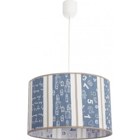 La mia lampada - Lettere a sospensione bianco/rosso 3xe27 Regx35d