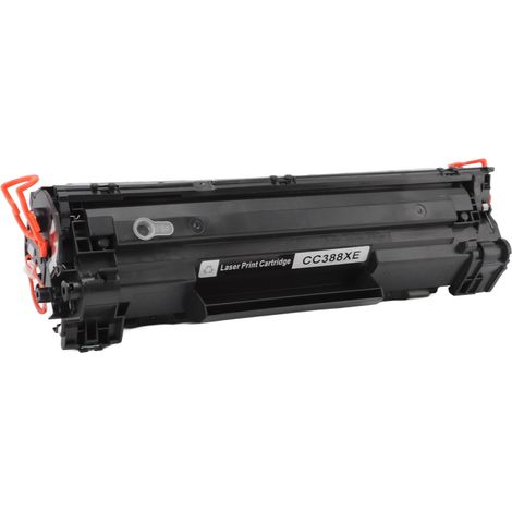 Cartouche de toner haute capacité 3000 pages avec poudre pour HP CC388X P1007 P1008 P1106 P1108 M126A M1136 Noir (1/5)
