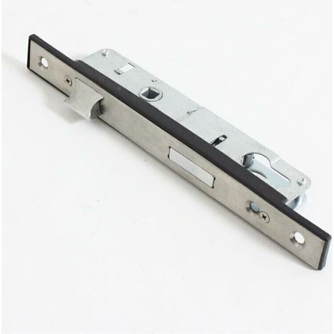 Serrure à encastrer monopoint de porte de jardin 85 mm en acier inoxydable