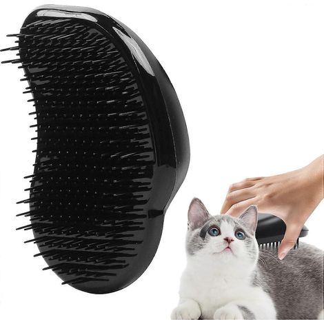 Brosses de toilettage pour chiens, peigne pour poils d'animaux, brosse de bain pour chien, démêlant pour le soin des animaux, peigne de massage apaisant pour chien, brosses pour animaux et chiens (1/5)