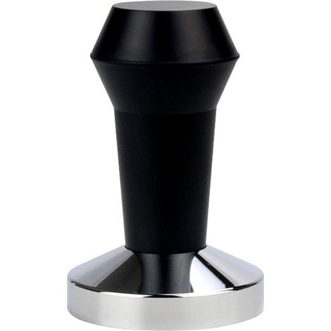 Espresso Café Tamper Noir Rouge Acier Inoxydable ABS Poignée Machine Presse Base Plate Barista Fabricant Accessoires(51MM ) (1/5)