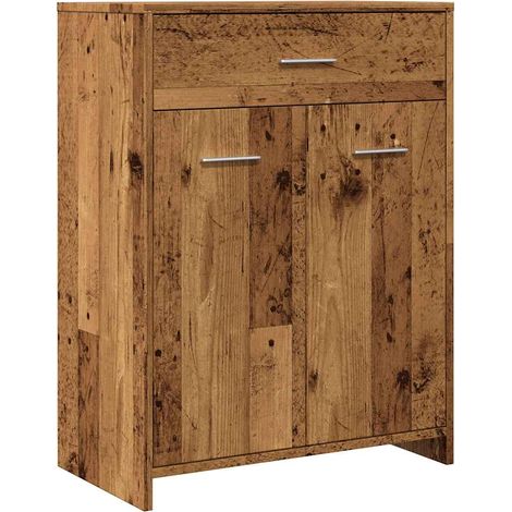 Maison Exclusive - Badschrank Altholz-Optik 60x33x80 cm Holzwerks