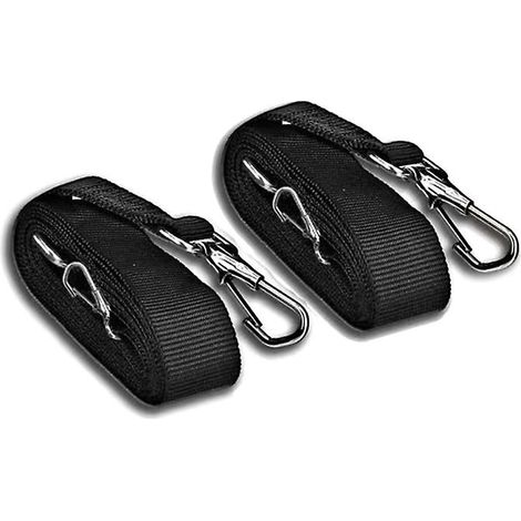 Sangles de fixation pour auvent de bateau (bimini) - Sangles réglables avec boucles (1/4)