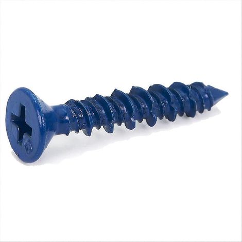 100 chevilles à vis 3/16 x 1-1/4 po pour fixation sur maçonnerie (1/5)