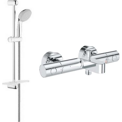 Mezclador para bañera GROHE Grohtherm con conjunto de ducha Vitalio Start (1/5)