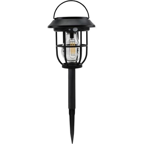 Lot de 1 lampes solaires de chemin – Détecteur de mouvement, 300 LM – 3 modes, étanches – Idéales pour jardin, allée, entrée – Fixation murale ou suspension (1/5)