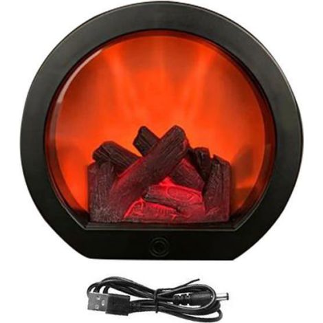 Lanterne De Cheminée - Lampe LED Sans Flamme Alimentée Par Batterie - Pour Intérieur Et Extérieur - 1 Pièce