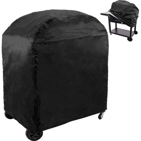 Housse de barbecue imperméable 82x66x100cm – Tissu Oxford résistant aux intempéries – Ajustement avec bande élastique (1/5)