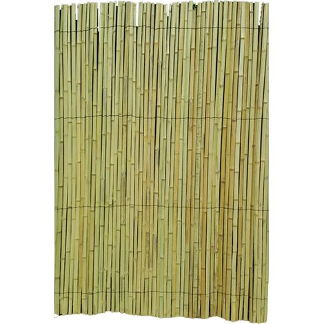 Roll Screen for Garden Fencing - Bamboo - L300 x W0.5 x H200 cm - Slat