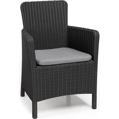 Keter Trenton Sedia da giardino Grigio resistente