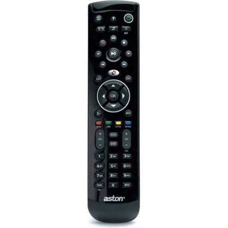 Télécommande - Aston - Simba HD TNTSAT/Fransat - Compatible avec Diva HD/Xena Twin HD - Noir