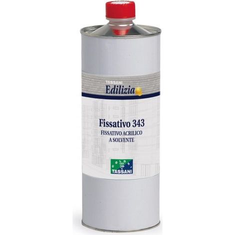 FISSATIVO ISOLANTE ACRILICO A SOLVENTE LT.5 TASSANI 343 SOTTOFONDO PITTURA