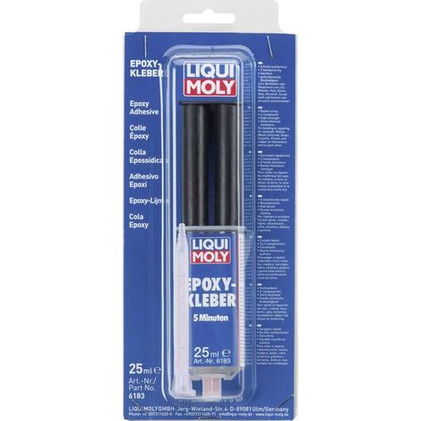 Liqui Moly Epoxy 6183 colla trasparente 25 ml
