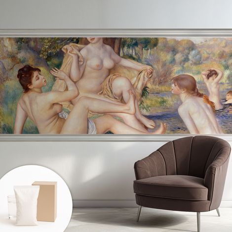Carta Da Parati Non Tessuto - Con Colla Inclusa per Camera da Letto - Facile da Applica - Motivo decorativo Donne a riposo 250x104 cm (1/5)